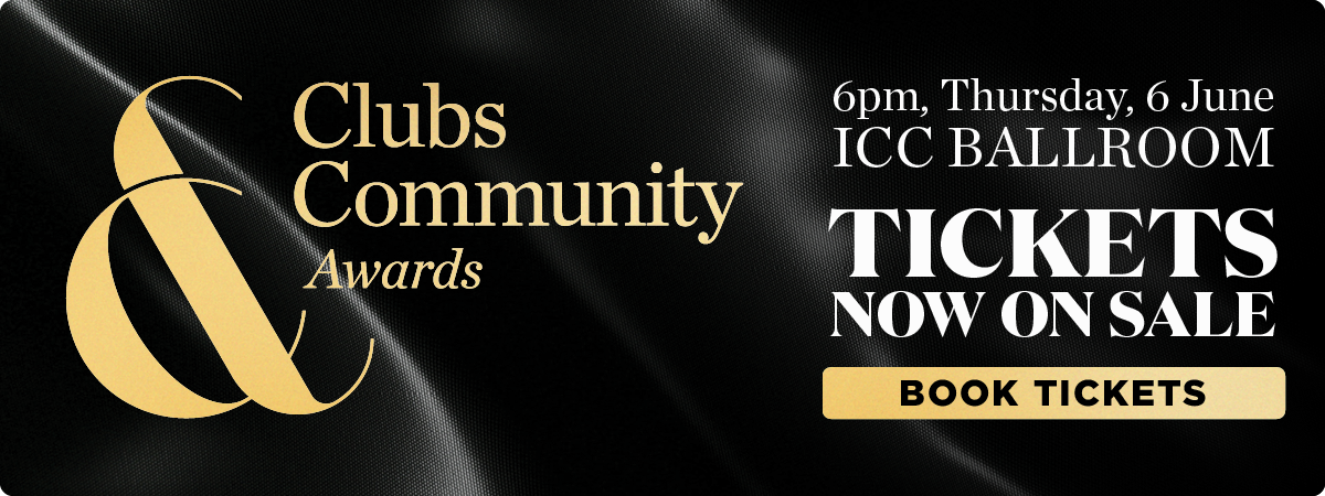 Clubs and Community Awards Tickets on Sale Now!