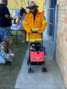 Fireman with DOG
